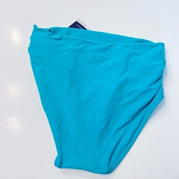 Coco Reef Impulse High-Waist Bikini
Bottoms- Dark Turquoise Rollover swimsuit - Picture 9 of 12